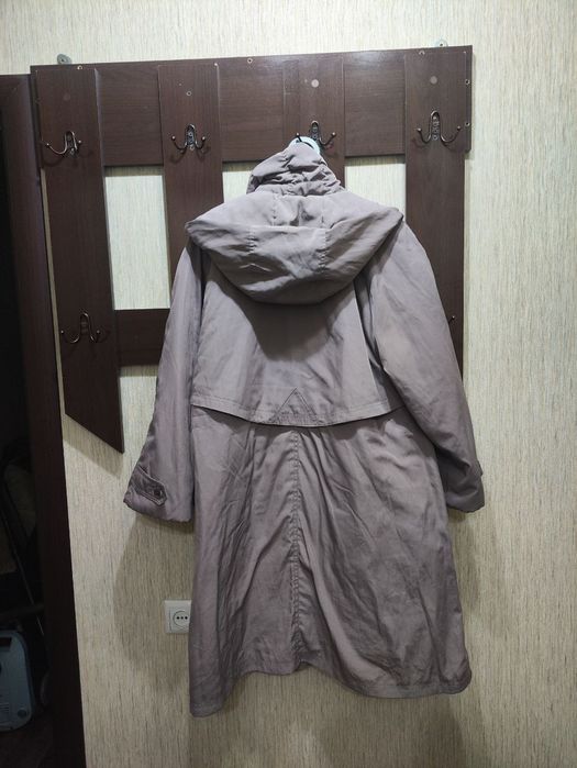 Зимнее укороченное пальто