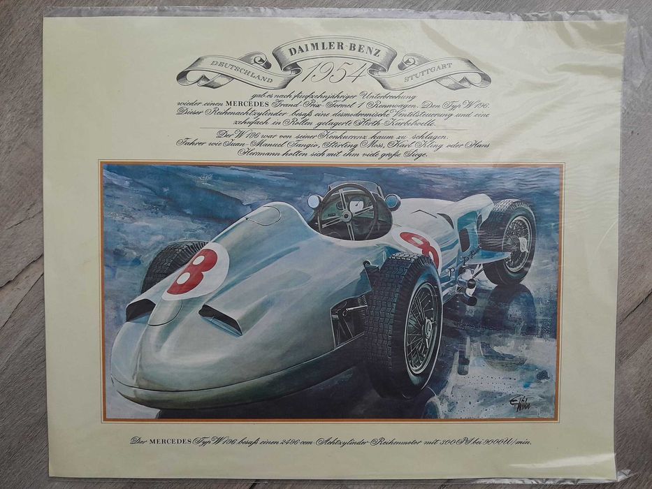 Lot 8 print poster foto poza oldtimer auto