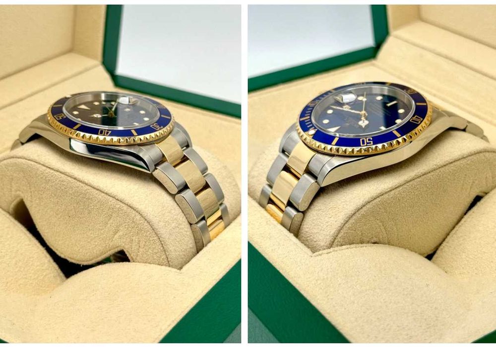 Submariner Date Gold & Steel Bluesy Ref 16613