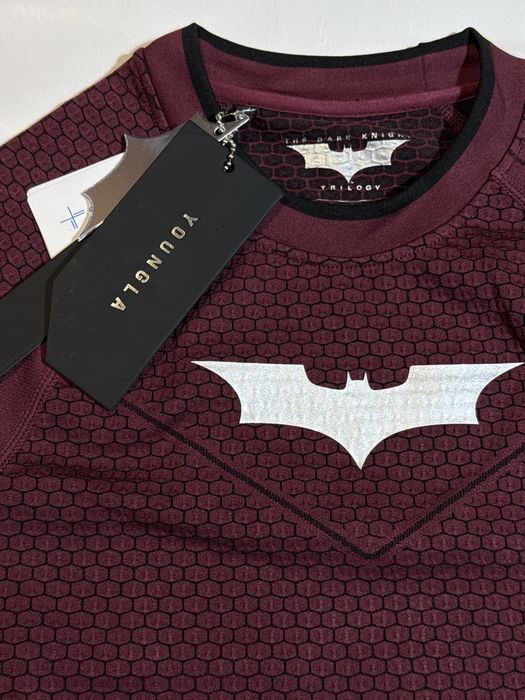 Tricou YoungLA x Batman (The Dark Knight) - Burgundy