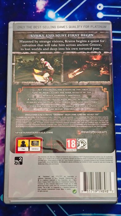 Joc God of War Ghost of Sparta pentru PSP(PlayStation Portable)