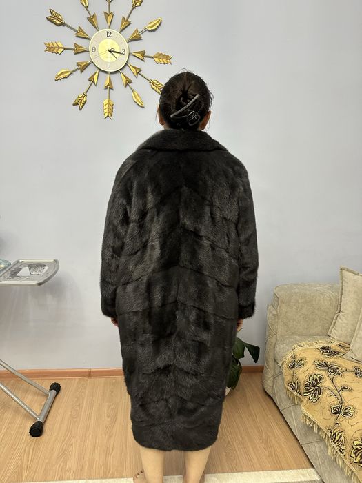 Шуба норковая длинняя