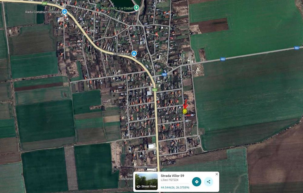 Anunt Nou! Teren intravilan 1357m-Ialomita comuna Sinesti, sat Lilieci