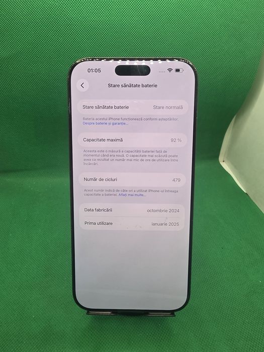 Iphone 16 Pro Max 256GB•Bateria 92%•Amanet Lazar Crangasi •57023