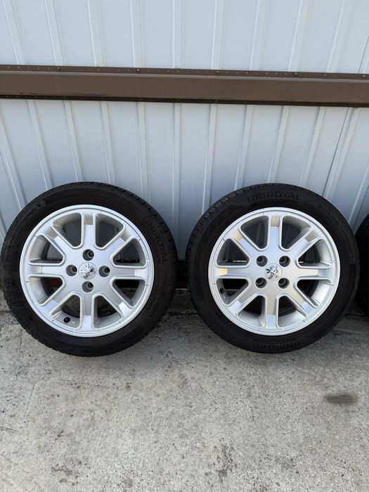 Set Jante Aliaj Originale Peugeot 16" + Anvelope