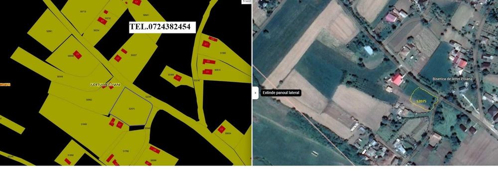 Vand  2 terenuri intravilane-loc de casa loc. Poiana Braesti Botosani