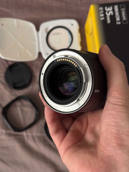 Nikon Z 35mm 1.8 S + filtru + parasolar custom + garantie