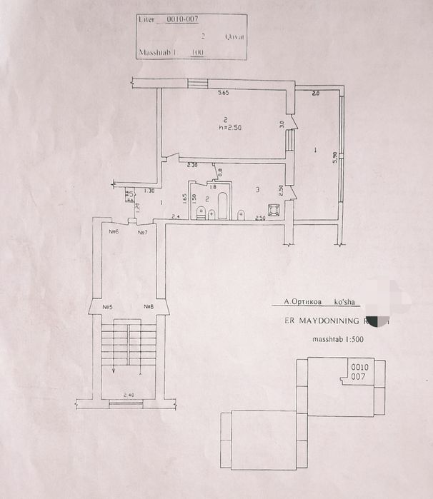 Аренда квартира Артыкова