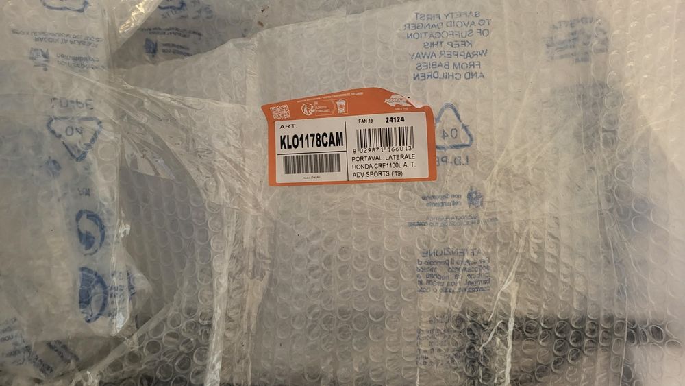 Suport cutii laterale Kappa KLO1178CAM  (pt Africa Twin CRF1100)