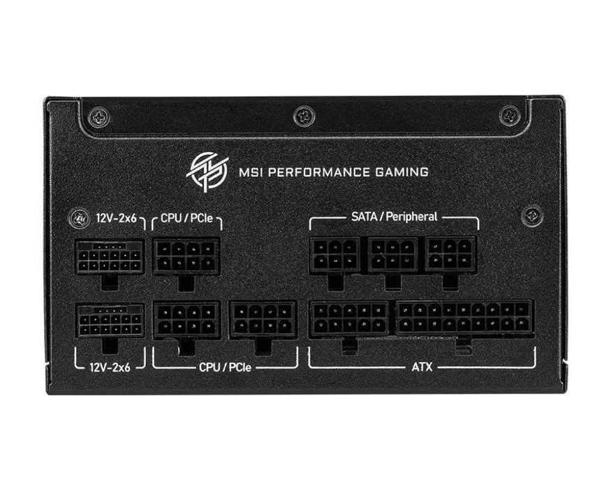 Топовая блок питания от MSI - A1250GS 1250W 80+Gold