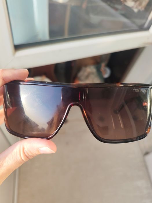 Оригинальные очки Tom Ford Raven TF1036, оттенок 52F Dark Havanna