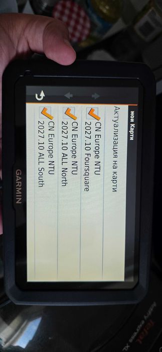 Навигация за камион Garmin Dezl 770 7 инча карти за цяла Европа и Турция пълен комплект