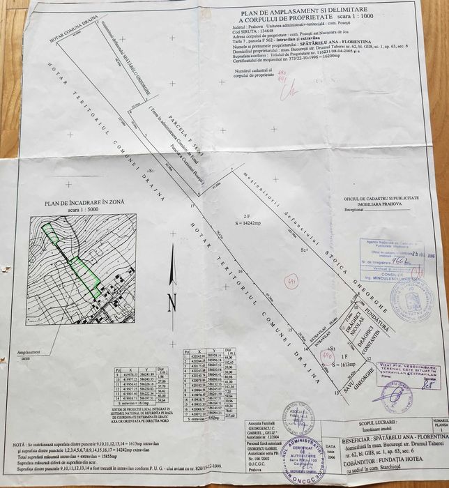 Vand teren 16000 mp intravilan/extravilan in zona Valenii de Munte jud. Prahova