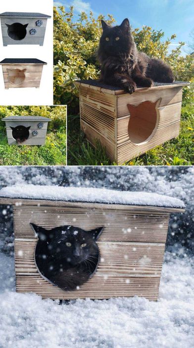 Къща за котки, Компакт, къщичка за коте, къщички за котета, колиби