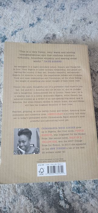 AMERICANAH- Chimamanda Ngozi Adichie (ed in limba engleza)