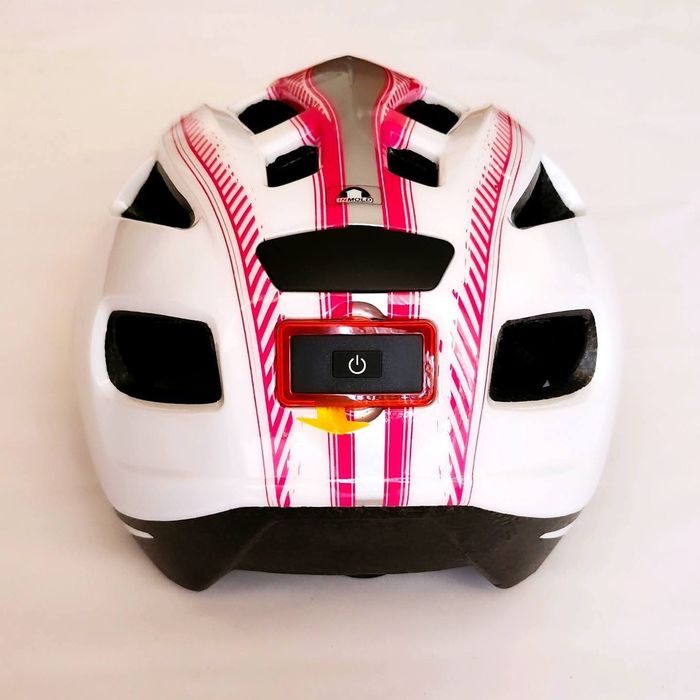 Casca pentru bicicleta Crivit, cu lumina pe spate S/M, 54-59 cm