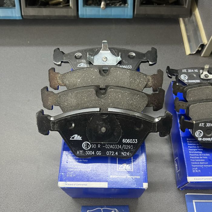 Новые колодки ATE bmw e34 540 бмв е34