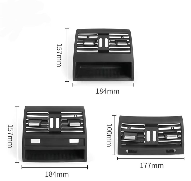 Въздуховод за BMW 5 F10 F11 Хром Цвят БМВ 5 серия задни духалки парно