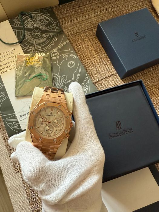 Часовник Audemars Piguet Royal Oak Chronograph Rose Gold Аудемарс