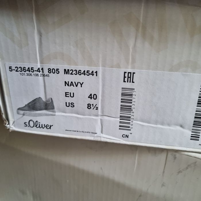 Adidasi damă Reebook din piele,albi, nr.38,5. Originali în cutie