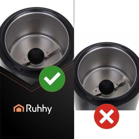 Електрическа мелачка за смилане на кафе, подправки, ядки, семена Ruhhy