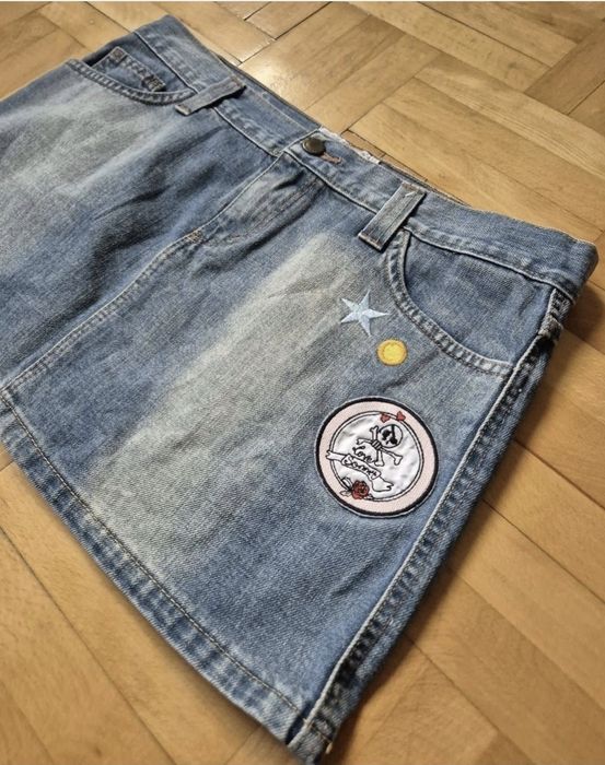 Fustă Blugi Zara Trf, Mărimea EUR 40, Fabricată în Spania