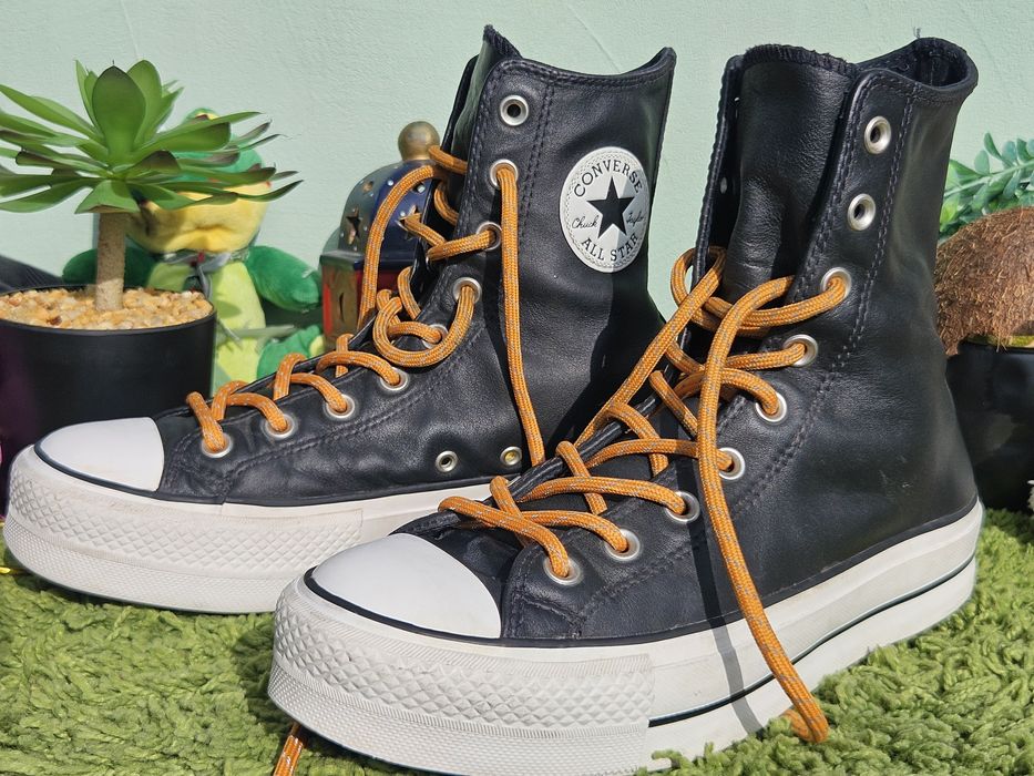 Converse Високи кожени кецове N40