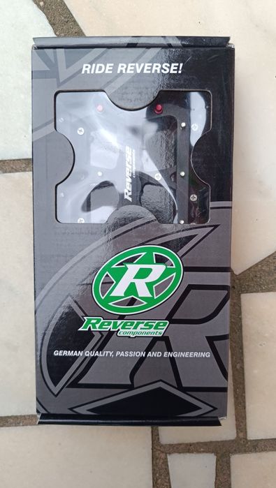 Pedale MTB bicicleta,cu platformă Reverse Components Black One