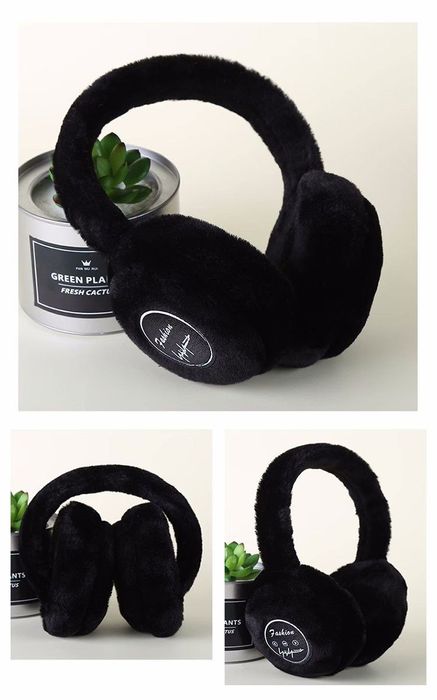 Меховые наушники с блютуз и подключением к телефону.  Кишки наушниклар