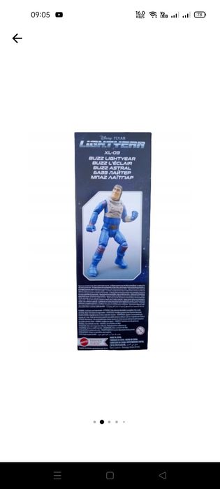 Robot Figurina Buzz  Mattel ToyStory Multicolor 4+