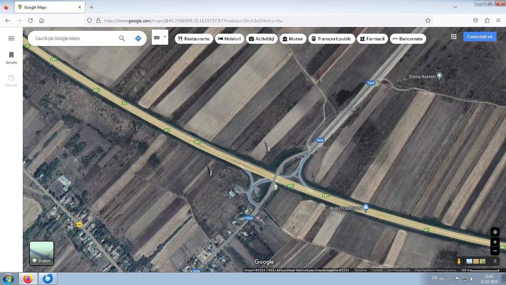 Teren de vanzare A1, km 86