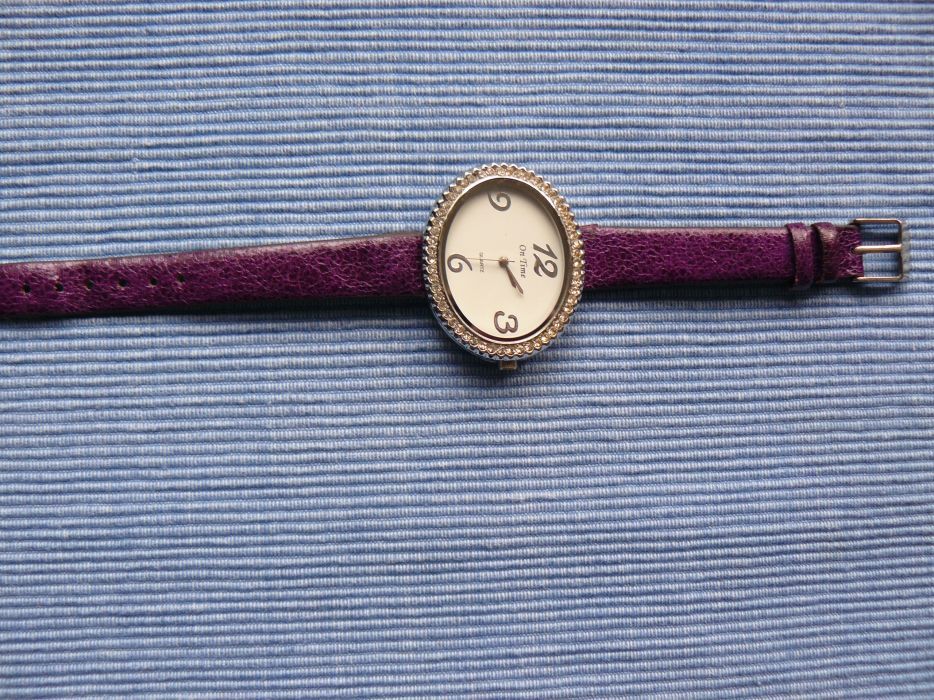 Ceas Dama ON TIME CP 02 ,Mecanism Quartz,Curea Piele Eco