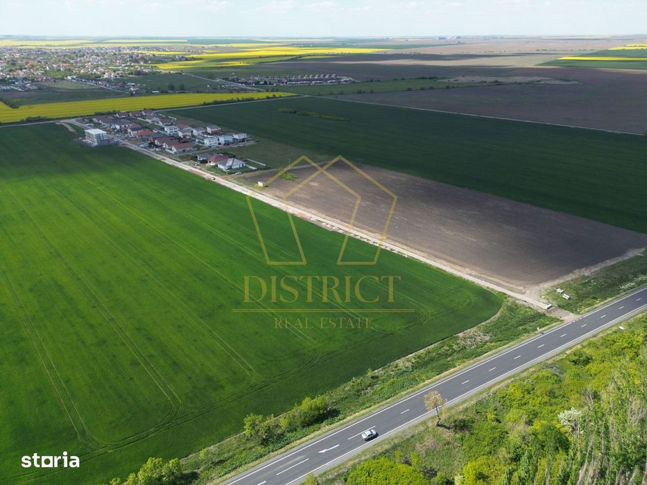 COM 0% Teren industrial pentru hale, servicii | DN69 Sanandrei