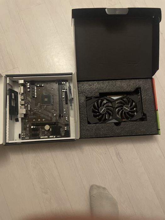 видеокарта 1660 с + материнка