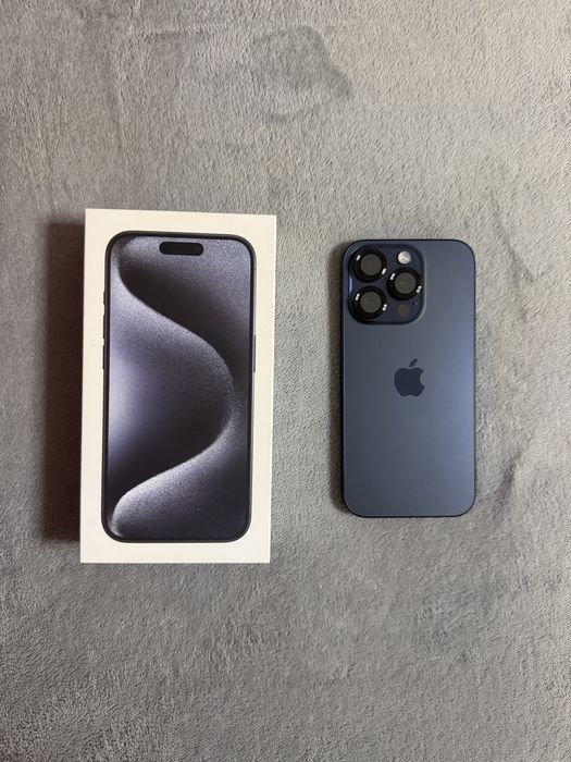 Iphone 15 Pro Blue Titanium 126 GB. 10/10