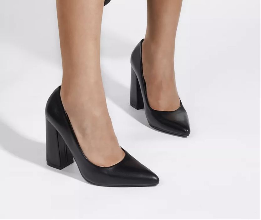 Туфли лодочки черные