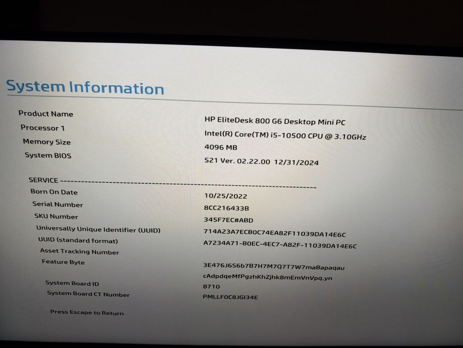 Vand HP elitebook 800 G6 /8gb ddr4/ incarcator