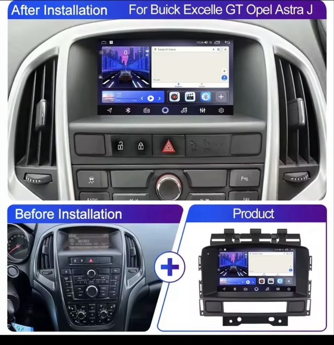 Opel Astra J мултимедия carplay android auto