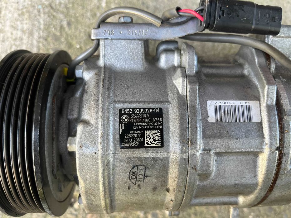 Compresor AC BMW F10, F20, F30, Seria 1, Seria 3, Seria 5 - 6SAS14A