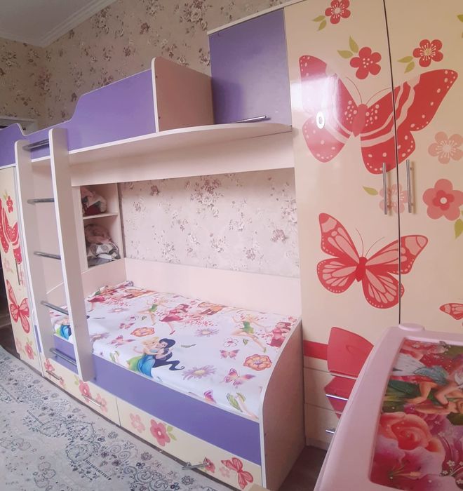 Детский двухэтажный диван