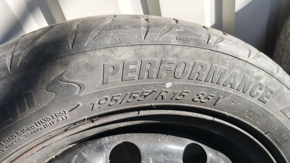 Jante 5x100 R15 + anvelope 195 55 Skoda Fabia Roomster Polo Ibiza Cordoba Audi a1