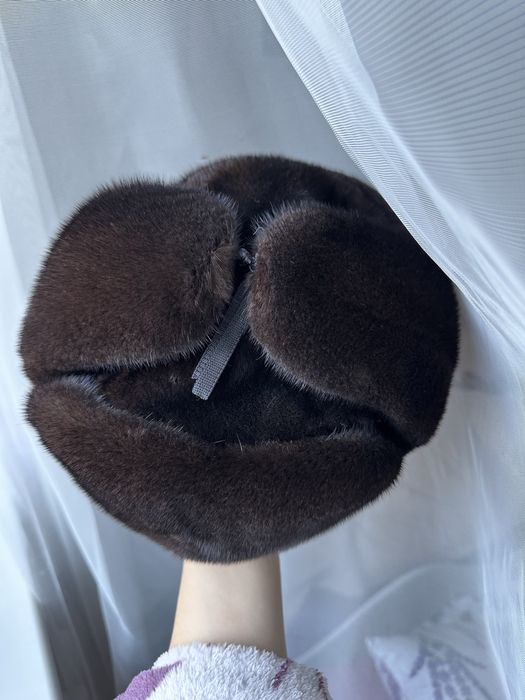 Продам норковую шапку ушанку