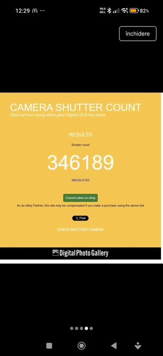Nikon D750 3 camere la vânzare