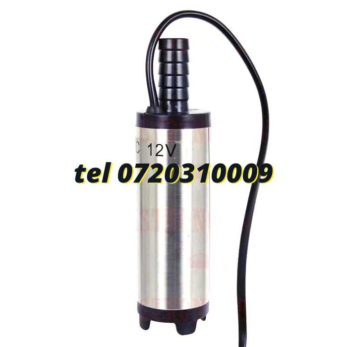 Pompa Lichide Electrica Submersibila 12V Motorina Apa Benzina Ulei