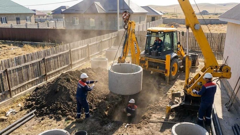 Копка траншей | Установка септиков под ключ