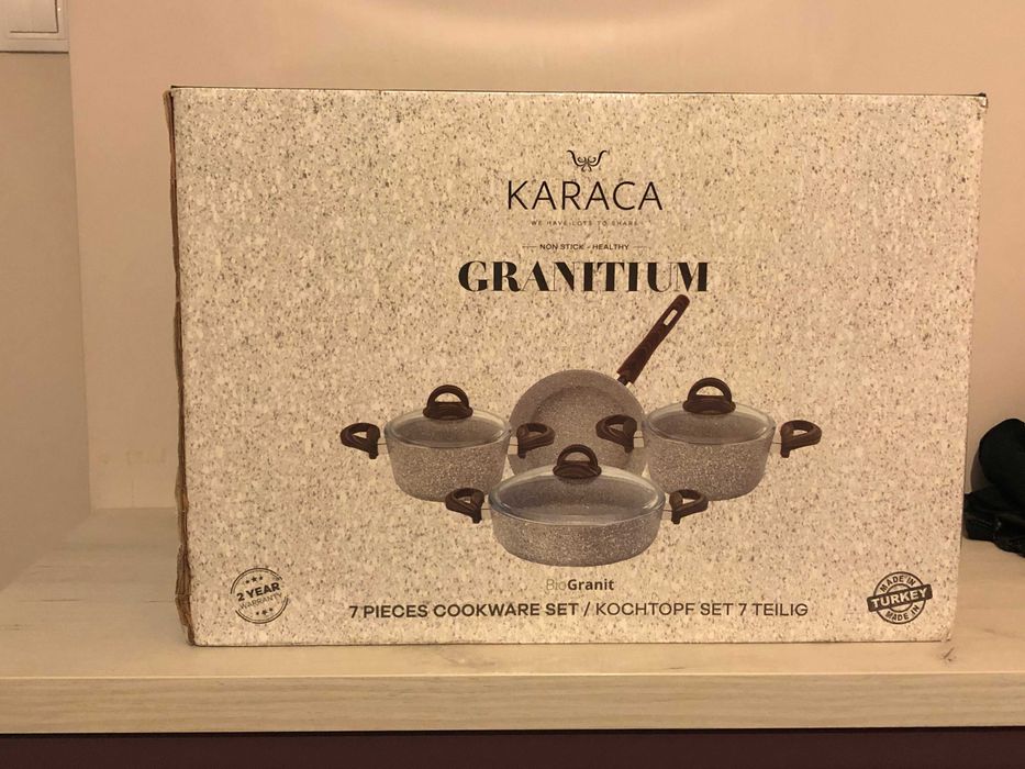 НОВ Karaca Комплект тенджери 7 части