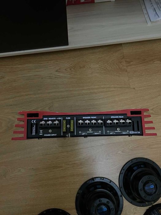 Усилвател Raweland XCA 400 + Система колони + пищялки Sinustec ST165