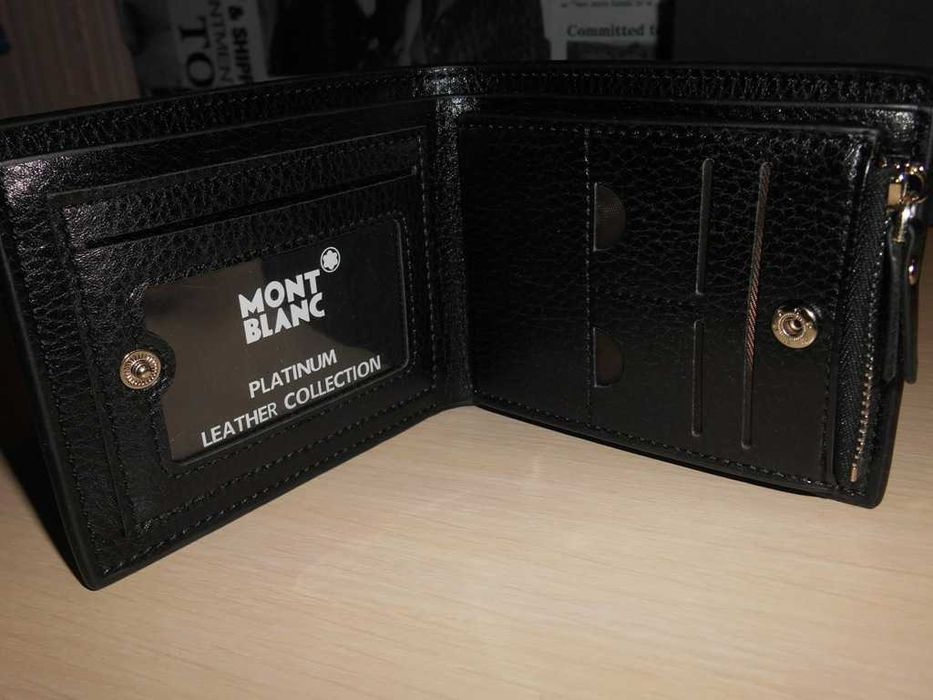 Portofel pentru bărbați Mont Blanc, piele 65-09