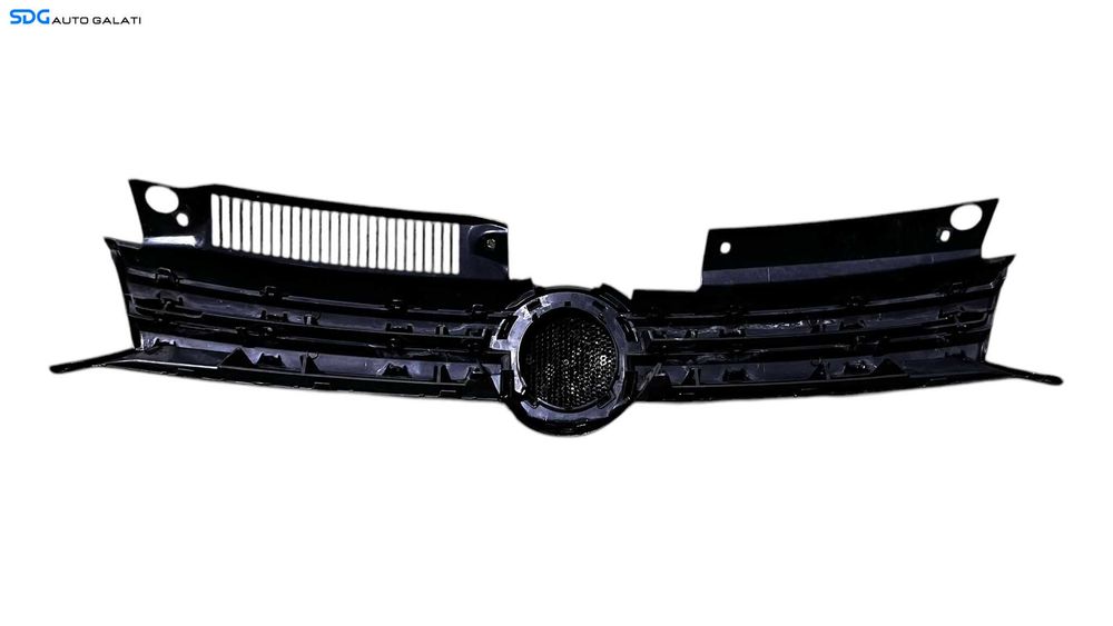 Grila Centrala cu Emblema Sigla de pe Bara Spoiler Fata Volkswagen Golf 6 2008 - 2013 Cod 5K0853653 5K0853651AF [L5345]