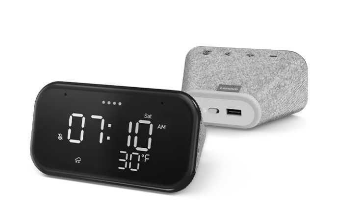 Ceas inteligent Lenovo Smart Clock Essential comenzi vocale ok google